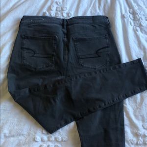 like new American eagle hi rise jegging soft black